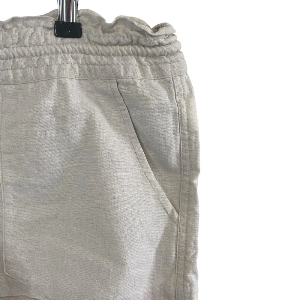Roxy - Oceanside Linen Short in Sea Stone - M Vietnam
